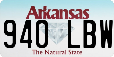 AR license plate 940LBW