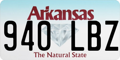 AR license plate 940LBZ