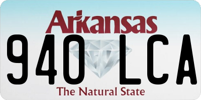AR license plate 940LCA