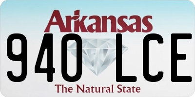 AR license plate 940LCE