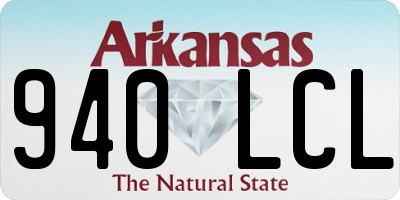 AR license plate 940LCL