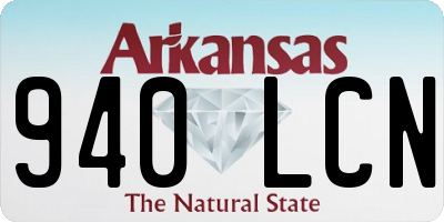 AR license plate 940LCN