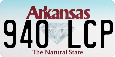 AR license plate 940LCP