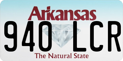 AR license plate 940LCR