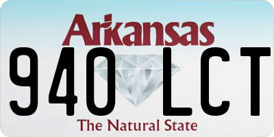 AR license plate 940LCT