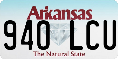 AR license plate 940LCU