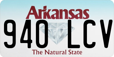 AR license plate 940LCV