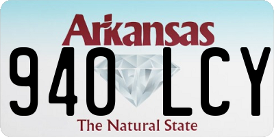 AR license plate 940LCY