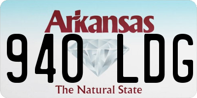 AR license plate 940LDG