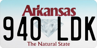 AR license plate 940LDK