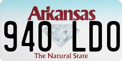 AR license plate 940LDO