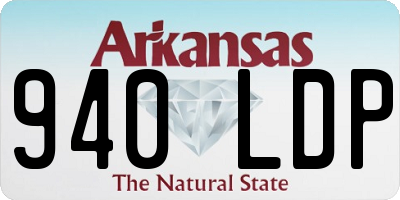 AR license plate 940LDP