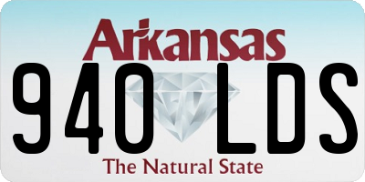 AR license plate 940LDS