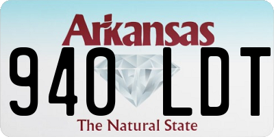 AR license plate 940LDT