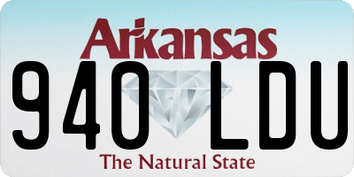 AR license plate 940LDU