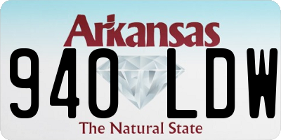 AR license plate 940LDW