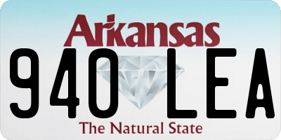 AR license plate 940LEA
