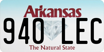 AR license plate 940LEC