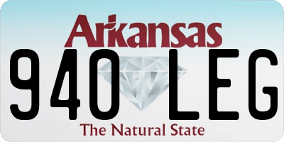 AR license plate 940LEG
