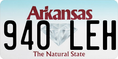 AR license plate 940LEH