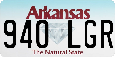 AR license plate 940LGR