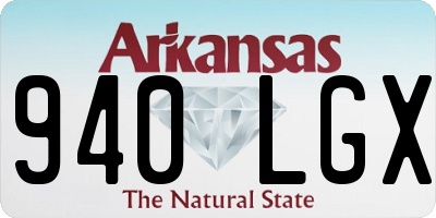 AR license plate 940LGX