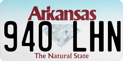 AR license plate 940LHN