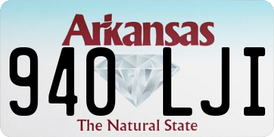 AR license plate 940LJI