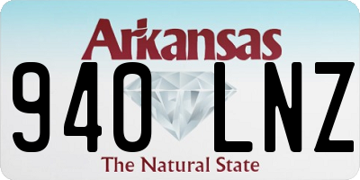 AR license plate 940LNZ