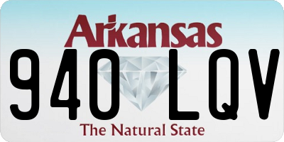 AR license plate 940LQV