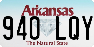 AR license plate 940LQY
