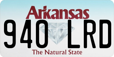 AR license plate 940LRD