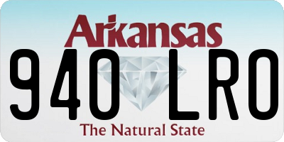 AR license plate 940LRO