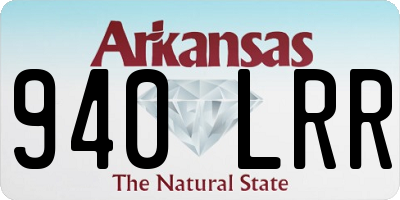 AR license plate 940LRR