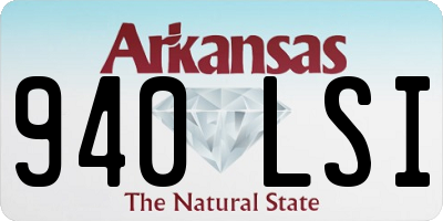 AR license plate 940LSI