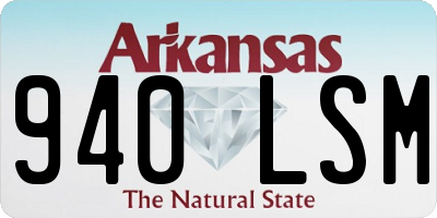 AR license plate 940LSM