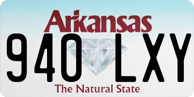 AR license plate 940LXY