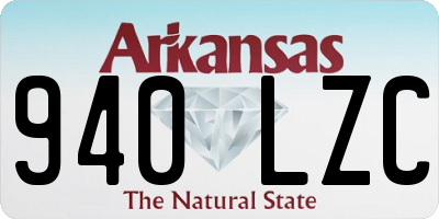 AR license plate 940LZC