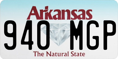 AR license plate 940MGP