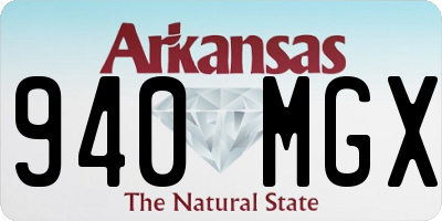 AR license plate 940MGX