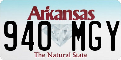 AR license plate 940MGY
