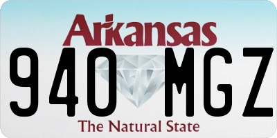 AR license plate 940MGZ