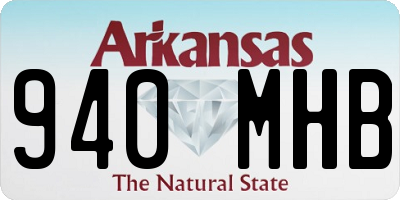 AR license plate 940MHB