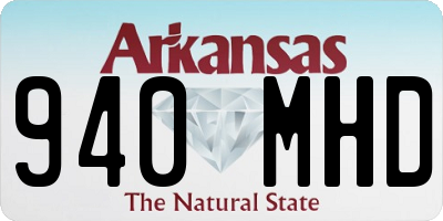 AR license plate 940MHD