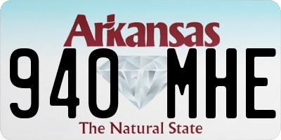 AR license plate 940MHE