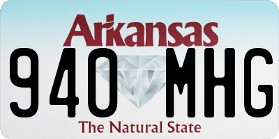 AR license plate 940MHG