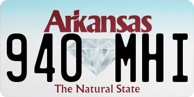 AR license plate 940MHI