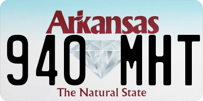 AR license plate 940MHT