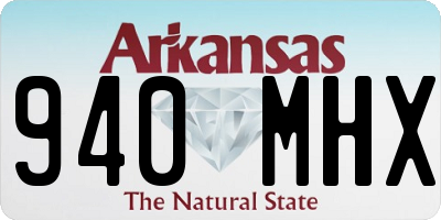 AR license plate 940MHX