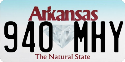 AR license plate 940MHY
